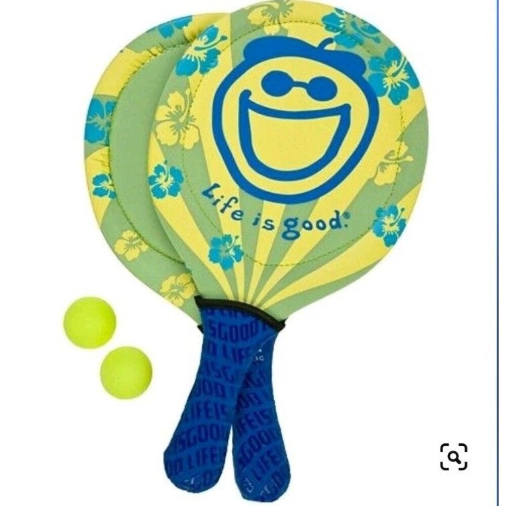 LIFE IS GOOD Aqua Paddle Ball Beach Pool Water Game Sports Discontinued Retired